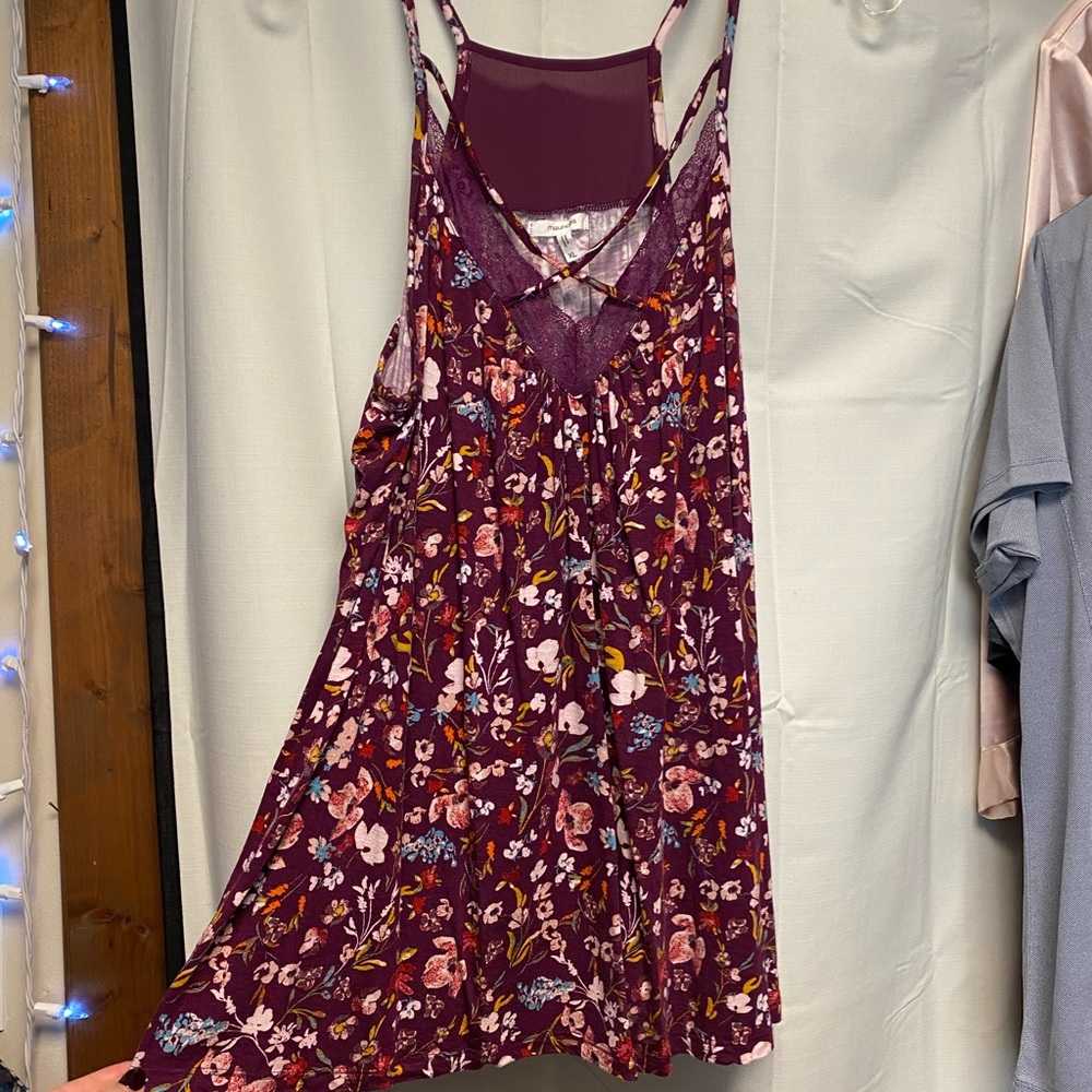 Floral tank top